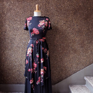 Superbe Maxidress vintage 70